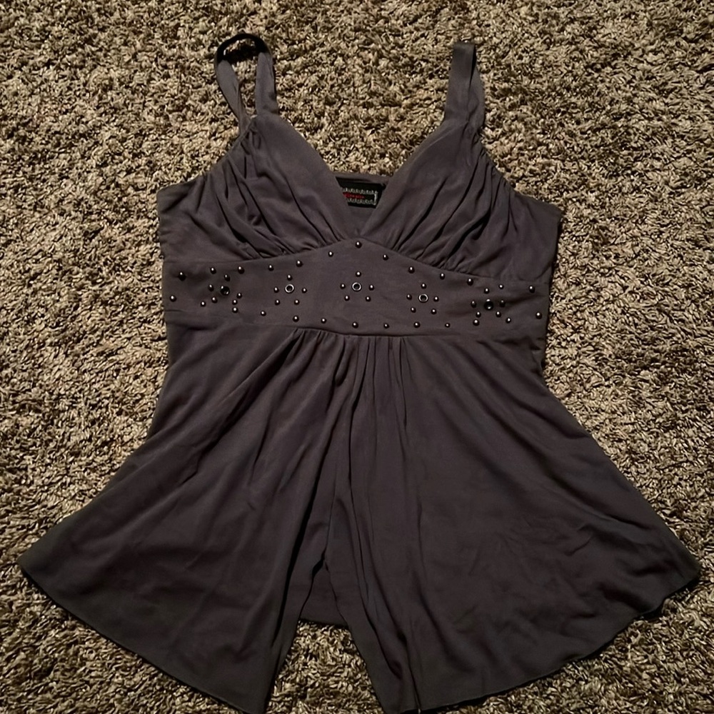 Licorice tank top